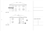 ZFH-GP Pläne Ansichten NORD+S - Wohngrundstück mit vorliegender Baugenehmigung für 2 Familienhaus, provisionsfrei